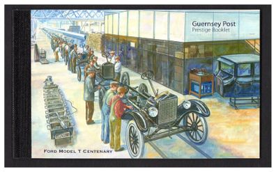 2008 Guernsey Centenary of the Model T Ford Commemorative Stamp Booklet MNH (MNH)