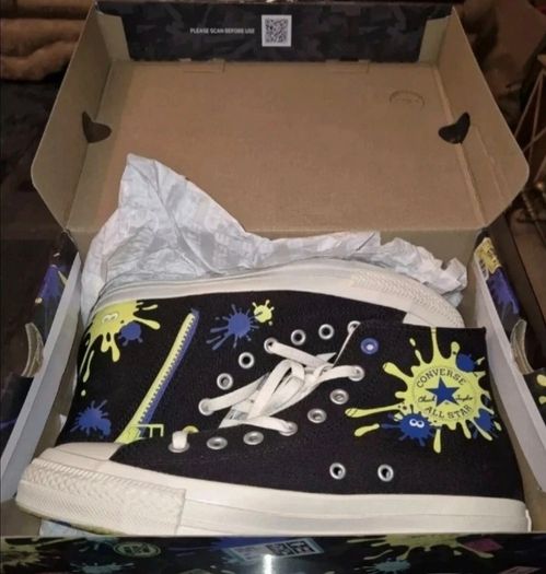 Converse Splatoon 3 All Star Chuck Taylor black sneakers Nintendo Limited 2024