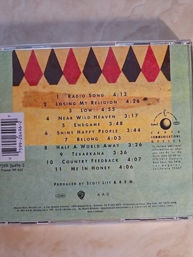 R.e.m.  Cd  - Out Of Time