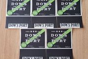 Lot of 5    vintage fine old Tawny Dow's Port label