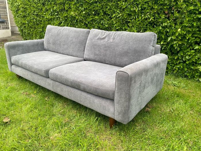 4 seat sofa and footstool - DFS