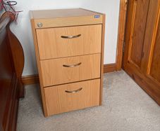 bedside with lock