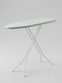 Ironing board with geometric pattern cover 108x33 cm