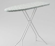 Ironing board with geometric pattern cover 108x33 cm