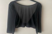 Sleeved chiffon top (XL)