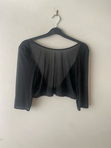 Sleeved chiffon top (XL)