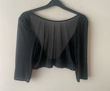 Sleeved chiffon top (XL)