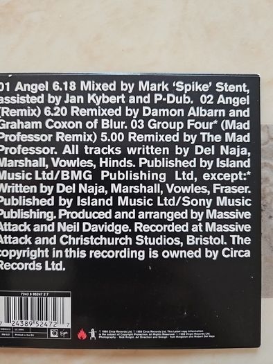 Massive Attack CD  - Angel
