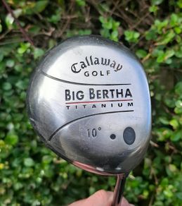 Callaway Big Bertha Titanium 10 degree Driver, RCH 65W Regular Flex, RH, 44.5 inch shaft