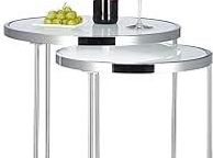 main image for ad 2 x Side Table Aluminium Design