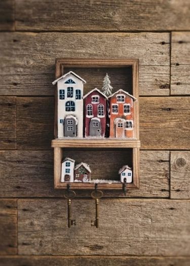 Wooden key holder
