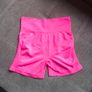 NEW Pink High waist seamless shorts, size S Image 4