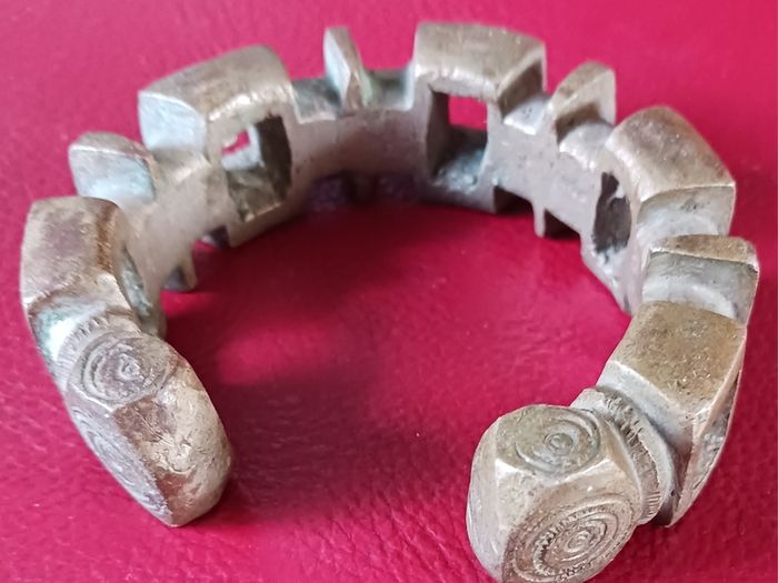 19th Century Bronze Fulani bracelet