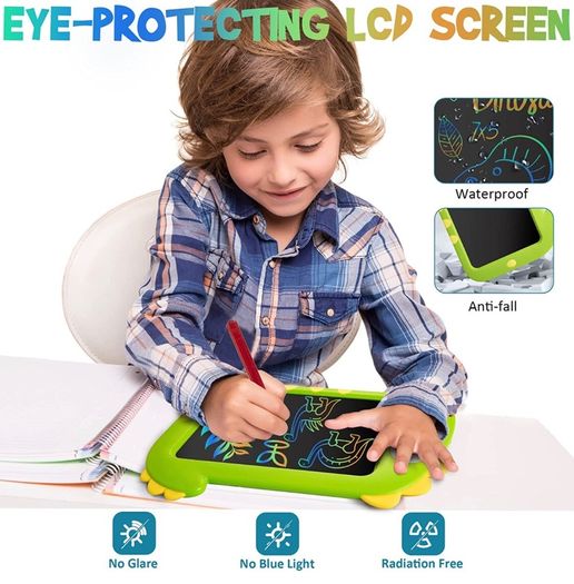 LCD Writing Tablet Kids Toys - 8.5inch Doodle Scribbler Board Electronic Drawing Tablets Learning Educational Dinosaur Toys Birthday Gifts for 3 4 5 6 7 8 Years Old Boys Girls Kids Toddlers