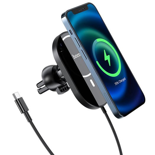 Car holder + wireless charging Hoco CA90, magnetic