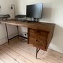 Beautiful Mid-Century Style Wooden Desk Image 3