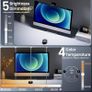 Quntis Wireless Monitor Light bar with Remote & Touch Control, 40cm PC Curved Computer Monitor Lamp Auto Stepless Dimming and Color Temperature, Eye Protect Desktop PC Screen Anti-Blue Light Bar [Energy Class A] Image 5