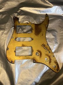Fender stratocaster Pickguard Franchin Metallic Relic Mercury Pickguard HSH electric guitar parts accessories