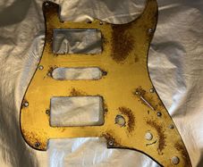 Fender stratocaster Pickguard Franchin Metallic Relic Mercury Pickguard HSH electric guitar parts accessories