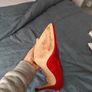 Real Leather High Heels Patent Red practically new Image 6