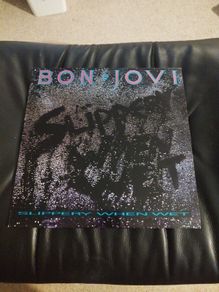 Bon Jovi Slippery when Wet lp Irish press