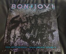 Bon Jovi Slippery when Wet lp Irish press