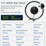 3000w 72v 30ah ebike conversion kit Image 3