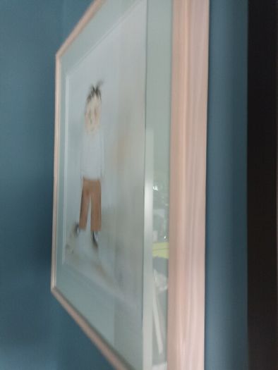 Framed Watercolour Cartoon Pic