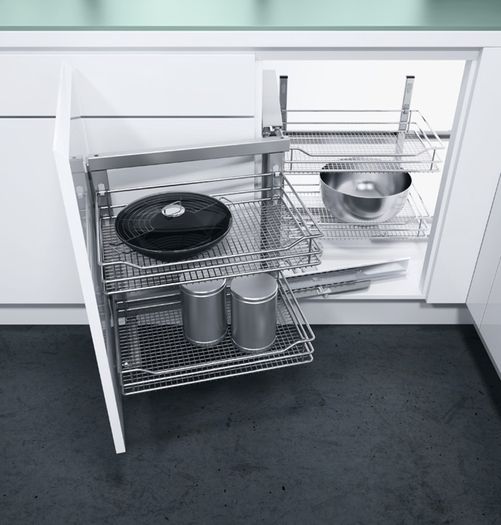 Swing out corner storage left hand, Germany produced