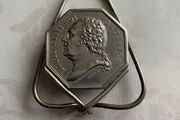 Silver Louis XVIII ROI  Money Clip