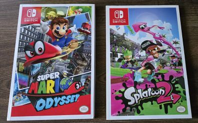 Prima Super Mario Odyssey and Splatoon 2 Guide Books