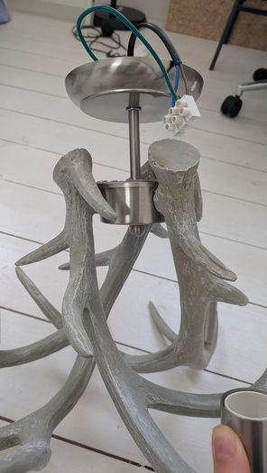 2 Antler chandelier Next