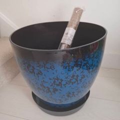 plant pot and Moss pole