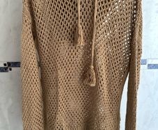 Open Knit Hoodie