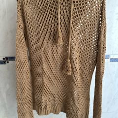 Open Knit Hoodie