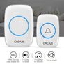 Wireless Door Cordless Wireless Bell Mains Plug-In Portable 300M LED Chime Image 3