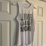 Goodmove White Live Laugh Move Sports Top Image 3