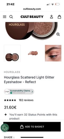 Hourglass Eye shadow