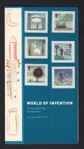 2007 Great Britain World of Invention - Self-Adhesive Commemorative Stamps Presentation Pack