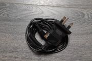 Figure of 8 Cable with 3 Pin Plug. Free Postage!