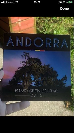 Andorra Euro Set 2015 see description