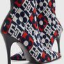 Tommy Hilfiger pointed block-monogram stiletto boots Image 3