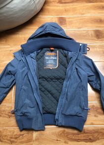 SuperDry Microfibre TheFur Hooded Windbomber Jacket
