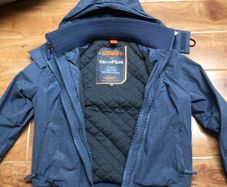 SuperDry Microfibre TheFur Hooded Windbomber Jacket