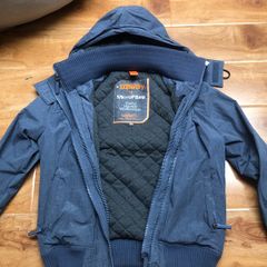SuperDry Microfibre TheFur Hooded Windbomber Jacket