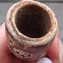 Vintage skull and bones clay pipe bowl Image 3