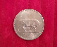 Unc - 1968 Ireland Shilling, "1s-Scilling"