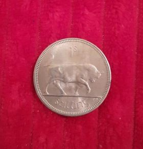 Unc - 1968 Ireland Shilling, "1s-Scilling"