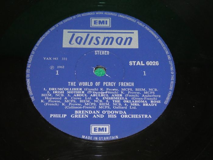 The World Of Percy French Lp 1971 Uk Press