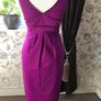 BN M&S ladies midi magenta dress size 12 Image 4